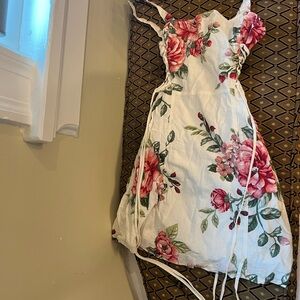 Forever 21 Rose Flower Vintage Style Coquette Dress